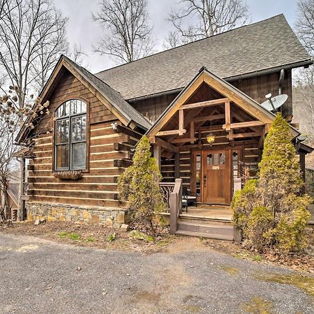 Luxury Cabin Rental In Franklin With Private Hot Tub Buitenkant foto