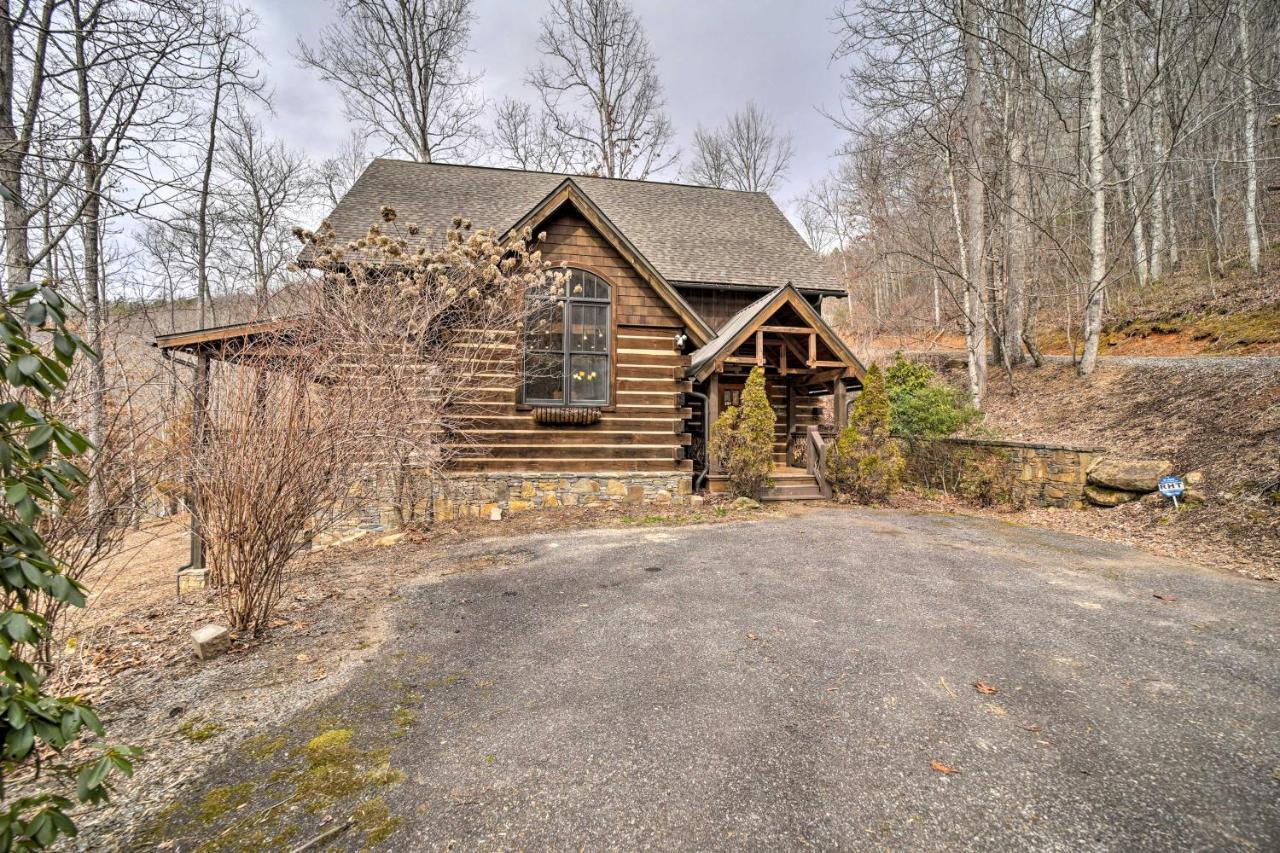 Luxury Cabin Rental In Franklin With Private Hot Tub Buitenkant foto