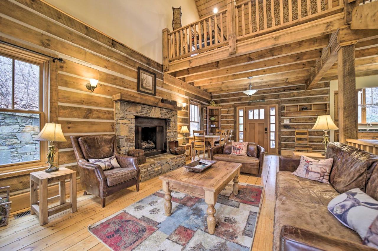Luxury Cabin Rental In Franklin With Private Hot Tub Buitenkant foto