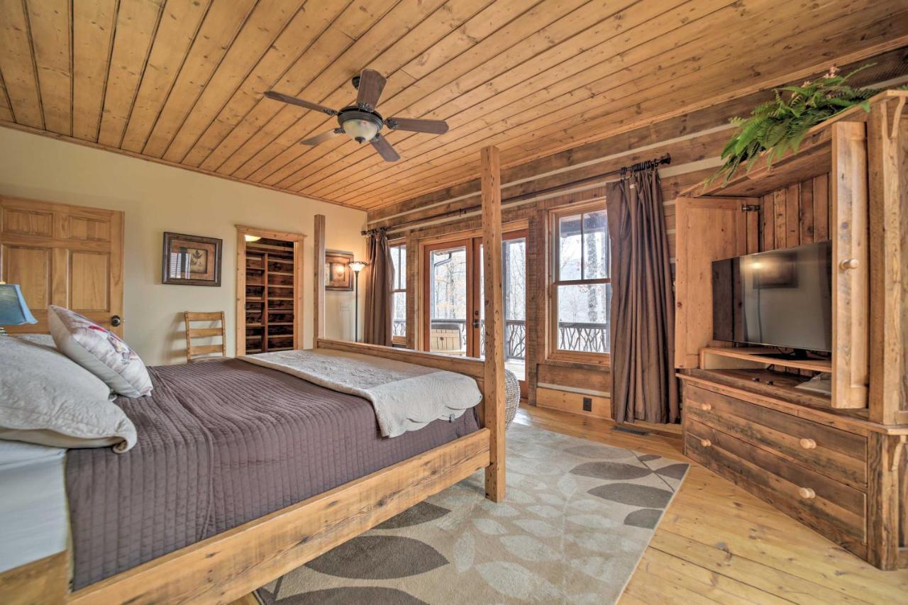 Luxury Cabin Rental In Franklin With Private Hot Tub Buitenkant foto