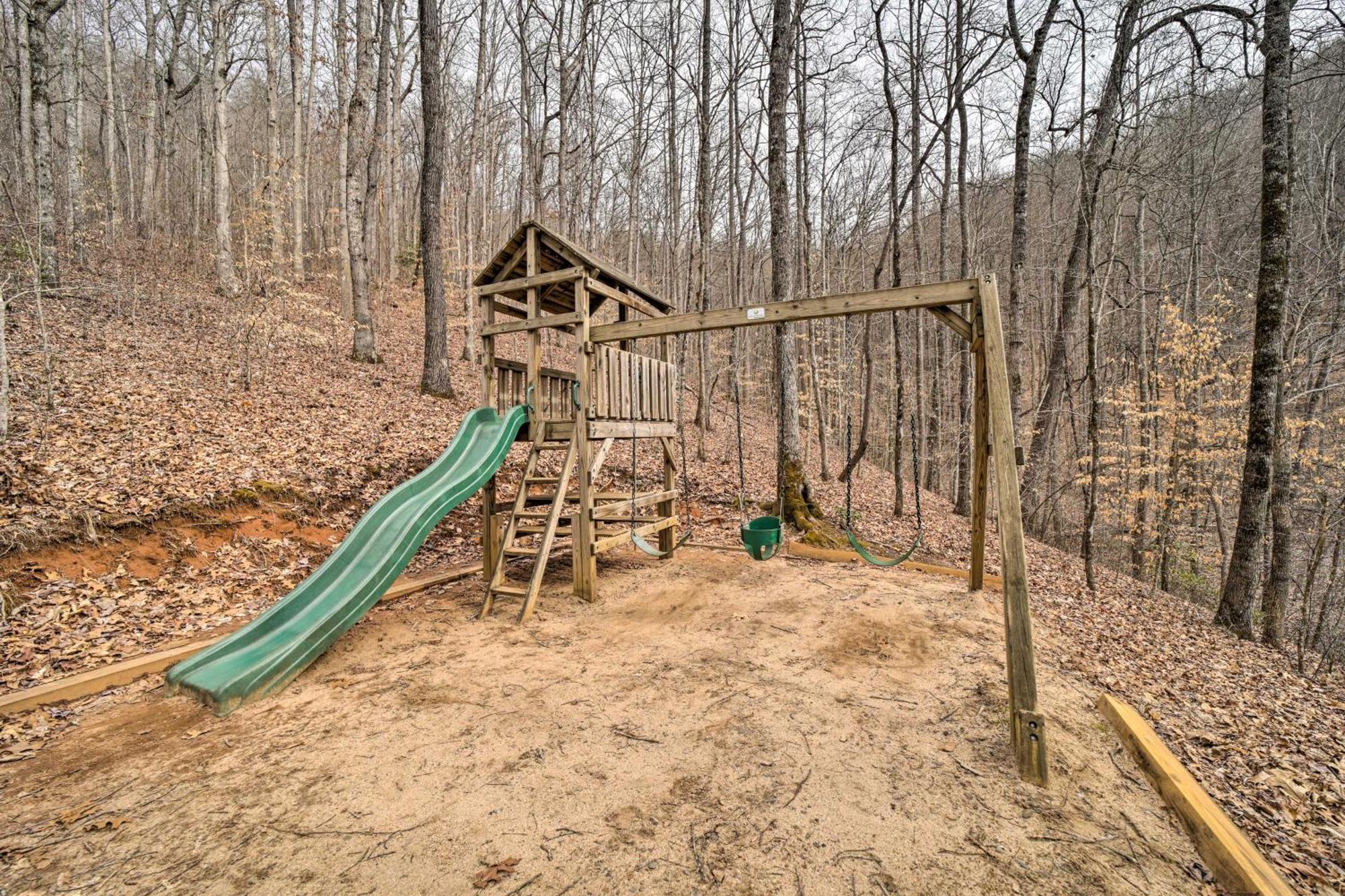 Luxury Cabin Rental In Franklin With Private Hot Tub Buitenkant foto